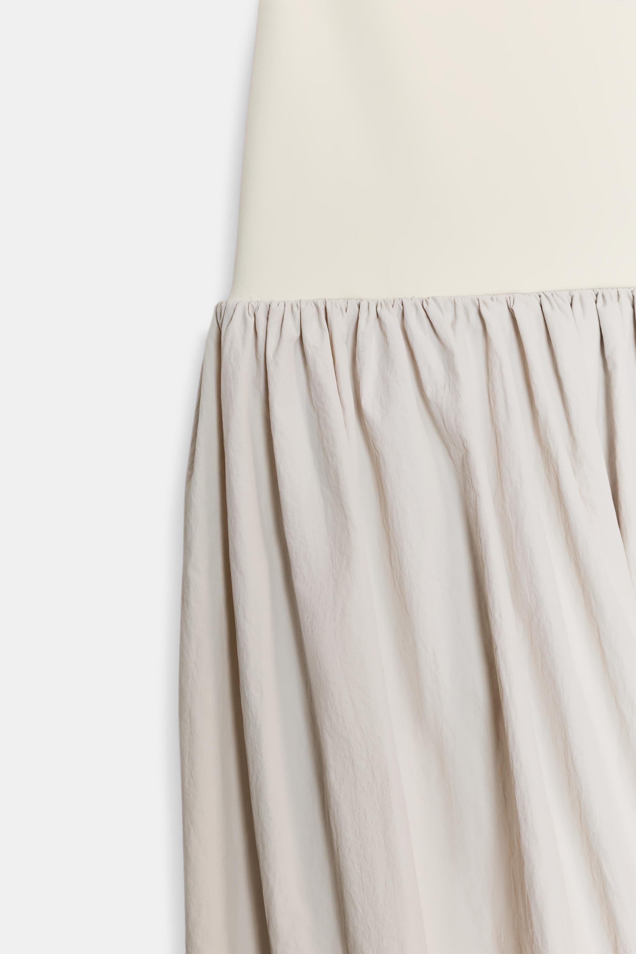 COMBINATION MIDI DRESS